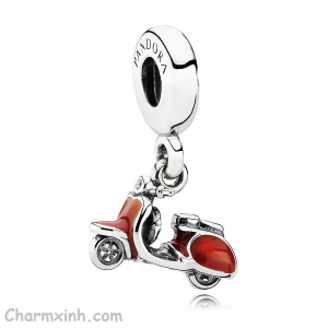 Charm treo xe vespaScooter Silver Hanging Charm CT 214